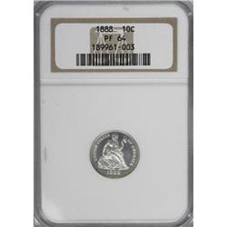 1888 10C PR64 NGC