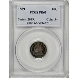 1889 10C PR65 PCGS