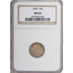 1902 10C MS65 NGC