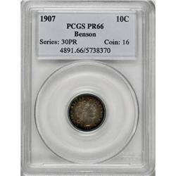 1907 10C PR66 PCGS