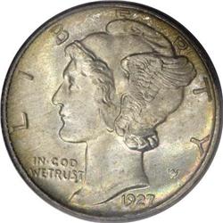 1927-D 10C MS65 Full Bands PCGS