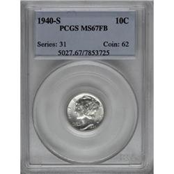 1940-S 10C MS67 Full Bands PCGS