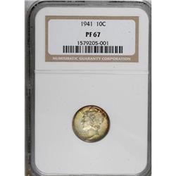 1941 10C PR67 NGC