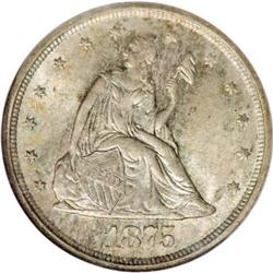 1875-S 20C MS67 NGC