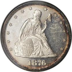 1876 20C PR62 Cameo NGC