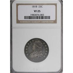 1818 25C VF25 NGC