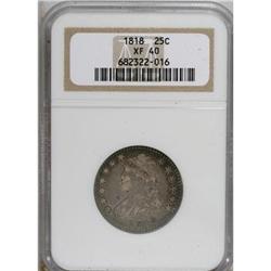 1818 25C XF40 NGC