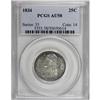 Image 1 : 1834 25C AU58 PCGS