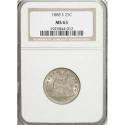 1888-S 25C MS63 NGC