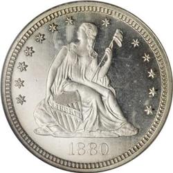1880 25C PR67 Cameo NGC