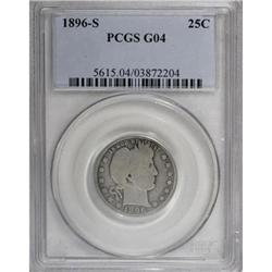 1896-S 25C Good 4 PCGS
