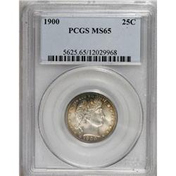1900 25C MS65 PCGS