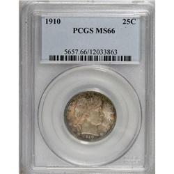 1910 25C MS66 PCGS