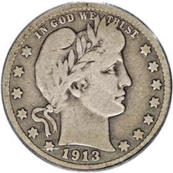 1913-S 25C Fine 12 PCGS