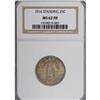 Image 3 : 1916 25C MS62 Full Head NGC