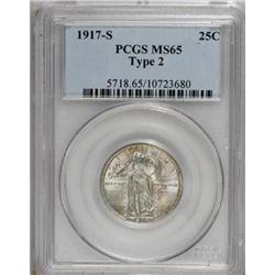 1917-S 25C Type Two MS65 PCGS
