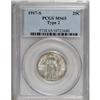 Image 1 : 1917-S 25C Type Two MS65 PCGS