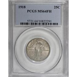 1918 25C MS64 Full Head PCGS