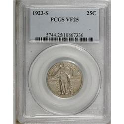 1923-S 25C VF25 PCGS