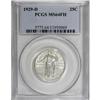 Image 1 : 1929-D 25C MS64 Full Head PCGS
