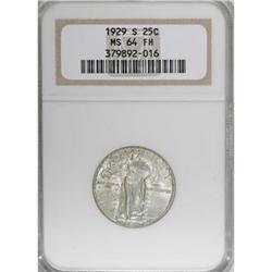 1929-S 25C MS64 Full Head NGC