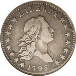 1795 50C 2 Leaves VF20 NGC