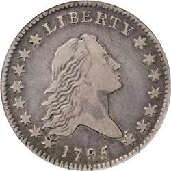 1795 50C 2 Leaves VF25 NGC