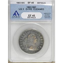 1803 50C Large 3 XF45 Details ANACS