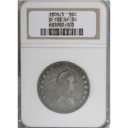 1806/5 50C VF30 NGC