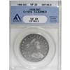 1806 Knob 6 SmallStars VF20 Details ANACS O-107a