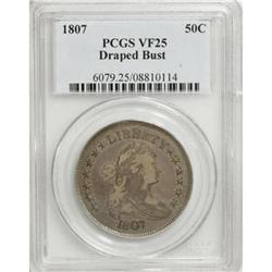 1807 50C Draped Bust VF25 PCGS