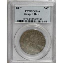 1807 50C Draped Bust XF40 PCGS