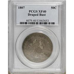 1807 50C Draped Bust XF40 PCGS