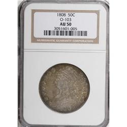 1808 50C AU50 NGC