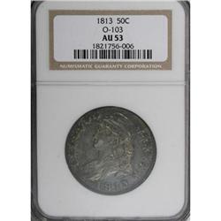 1813 50C AU53 NGC