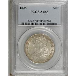 1825 50C AU58 PCGS