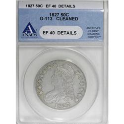 1827 Square Base 2 XF40 Details ANACS O-113