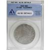 Image 1 : 1827 50C Square Base 2 AU50 Details ANACS