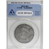 Image 1 : 1832 50C Small Letters AU50 Details ANACS