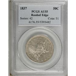 1837 50C AU55 PCGS