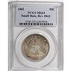 Image 3 : 1842 50C Small Date, Large Letters MS63 PCGS
