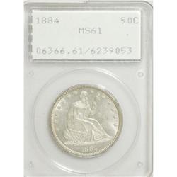 1884 50C MS61 PCGS