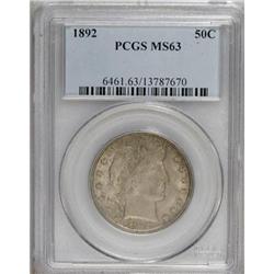 1892 50C MS63 PCGS