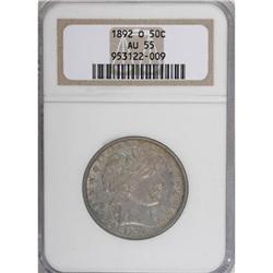 1892-O 50C AU55 NGC