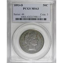 1893-O 50C MS63 PCGS