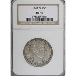 1904-O 50C AU58 NGC