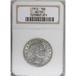 1913 50C AU58 NGC