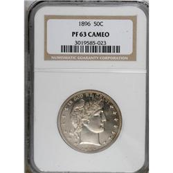 1896 50C PR63 Cameo NGC
