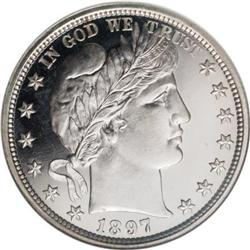 1897 50C PR68 Cameo NGC