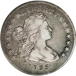 1795 $1 Draped Bust, Centered XF45 NGC